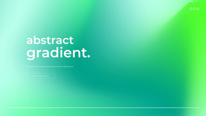 Abstract background green and yellow gradient vector