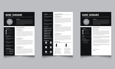 Clean Business Resume CreativityTemplate Design Layout 