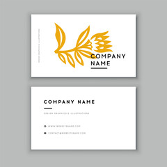Luxury, Modern and Elegant Business Card Design template