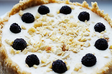 a delicious birthday cake with decorations can be bought