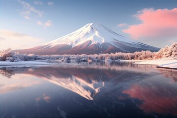 富士山が見える日本の風景（春・秋・冬・夕焼け・夜景）