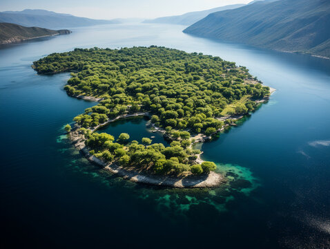 view of island in the island UHD wallpaper Stock Photographic Image