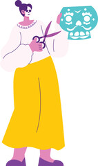 Day of the Dead Paper Cutting