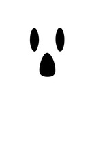 Cute Halloween Ghost Adorable and Spooky Cartoon Character for Fun Trick or Treat