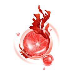 Astaxanthin Algae Extract serum Skin Care Cosmetic