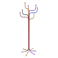 Hanger Isolated On Transparent Background