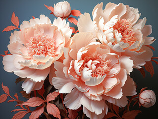 pink peony flower UHD wallpaper Stock Photographic Image