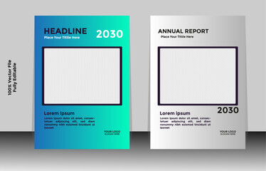 Abstract vector modern flyers brochure / annual report /design templates / stationery with white background in size a4