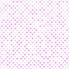 Seamless pattern with a heart of different sizes. Background with a heart for textiles, packaging and creative design ideas.