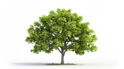 Fototapeta na wymiar Green Tree Isolated