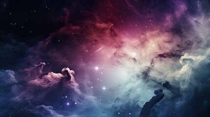 Fototapeta premium Space Nebula and Galaxy