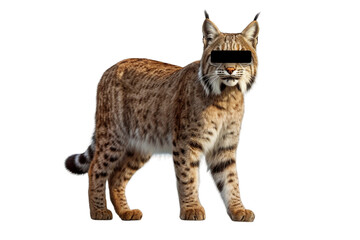 Obraz premium Bobcat. isolated object, transparent background