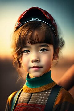 portrait of a cute baby child 