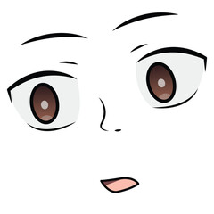 illustration of face