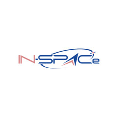 India Moon landing mission 2023. IN-Space. Vector illustration.