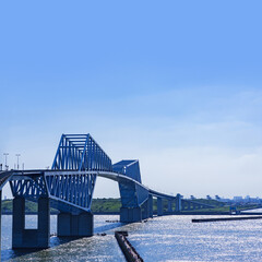 東京ゲートブリッジ は 東京港 の入口に掛かる 海上橋 【 東京 の 風景 】