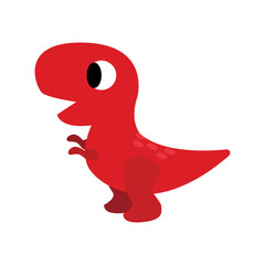 Cute Baby Dinosaur Illustration