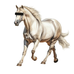 Obraz na płótnie Canvas Horse. isolated object, transparent background 