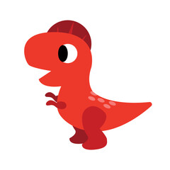 Cute Baby Dinosaur Illustration