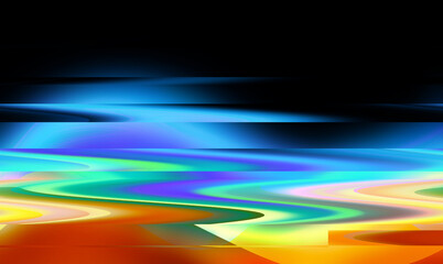 abstract rainbow, chromatic aberration, background
