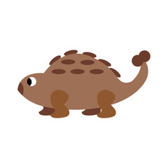 Cute Baby Dinosaur Illustration