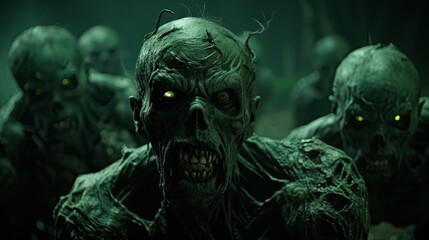 The zombie apocalypse. Rise of the Dead
