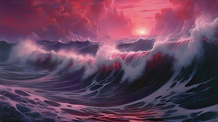 Giant Ocean Storm Waves: A Spectacular Display of Nature's Power
