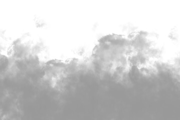 Chmury, dym na przeźroczystym tle. Bez tła. PNG