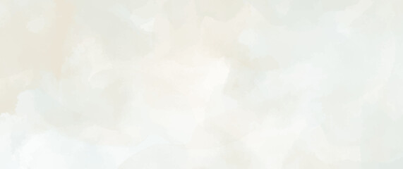 Vector watercolor art background. Old paper. Beige watercolour texture for cards or banner. Pastel color watercolor banner. Stucco. Wall. Brushstrokes and splashes. Painted template for design.