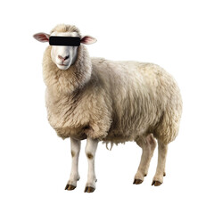 Fototapeta premium Sheep. isolated object, transparent background