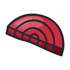 Beet vector icon.Color vector icon isolated on white background beet .