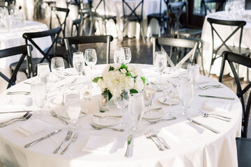 wedding table setting