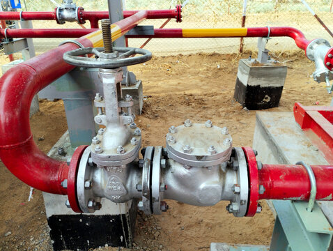 Gate valve with series with NRV(Non Return valve)