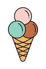 Birthday and party icon. 