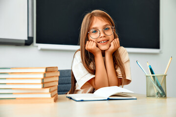 Children learning in a school classroom