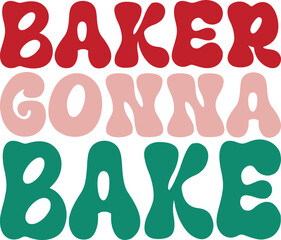 christmas retro svg design and eps file 