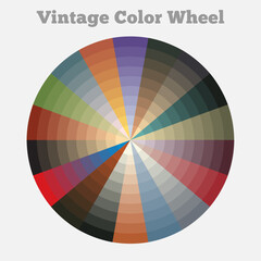 Vintage Color Wheel.