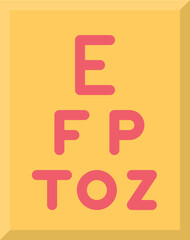 design vector image icons snellen chart