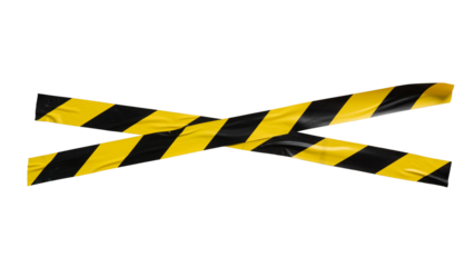 X shape barricade tape