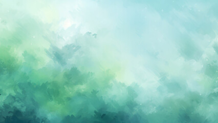 Obraz premium Abstract background with wavy lines in turquoise colors.