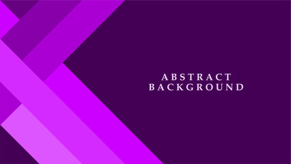 Vector geometric abstract background design in purple or violet color for presentation use. Creative modern dark and bright background.