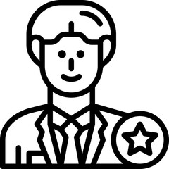 ceo line icon