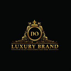 letter DO luxury brand Logo