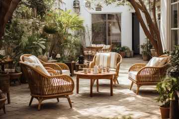 Obraz premium outdoor restaurant