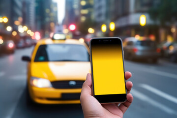 Uber-Like App Mockup for Rides
