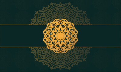 Vector mandala wallpaper design template 