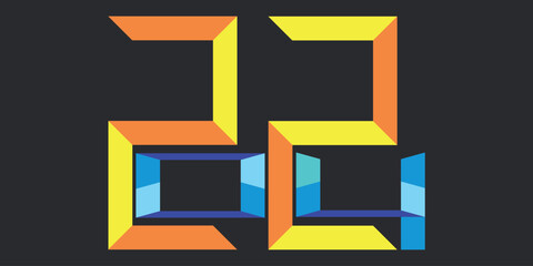 Obraz premium ackground Color gradation.bright. Dark. Banner Network. 3d effect. Design. futuristic. Paper cut or effect. Luxury. Premium 2024 ,5