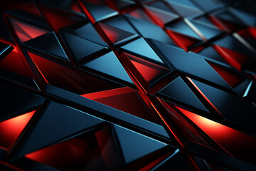 Abstract Background 3D shape wave colorful