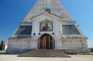  Pyramid church in Sevastopol.
