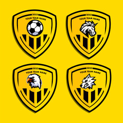 Obraz premium Soccer Football Logo Set